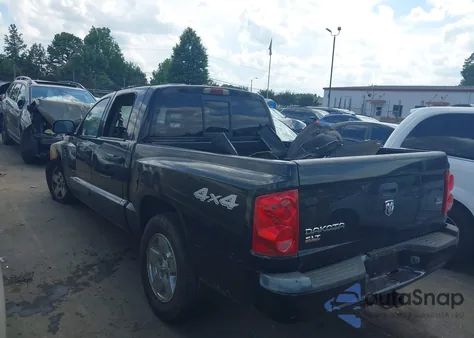 2006 Dodge Dakota Slt из США, поврежденный, VIN 1D7HW48N96S699186